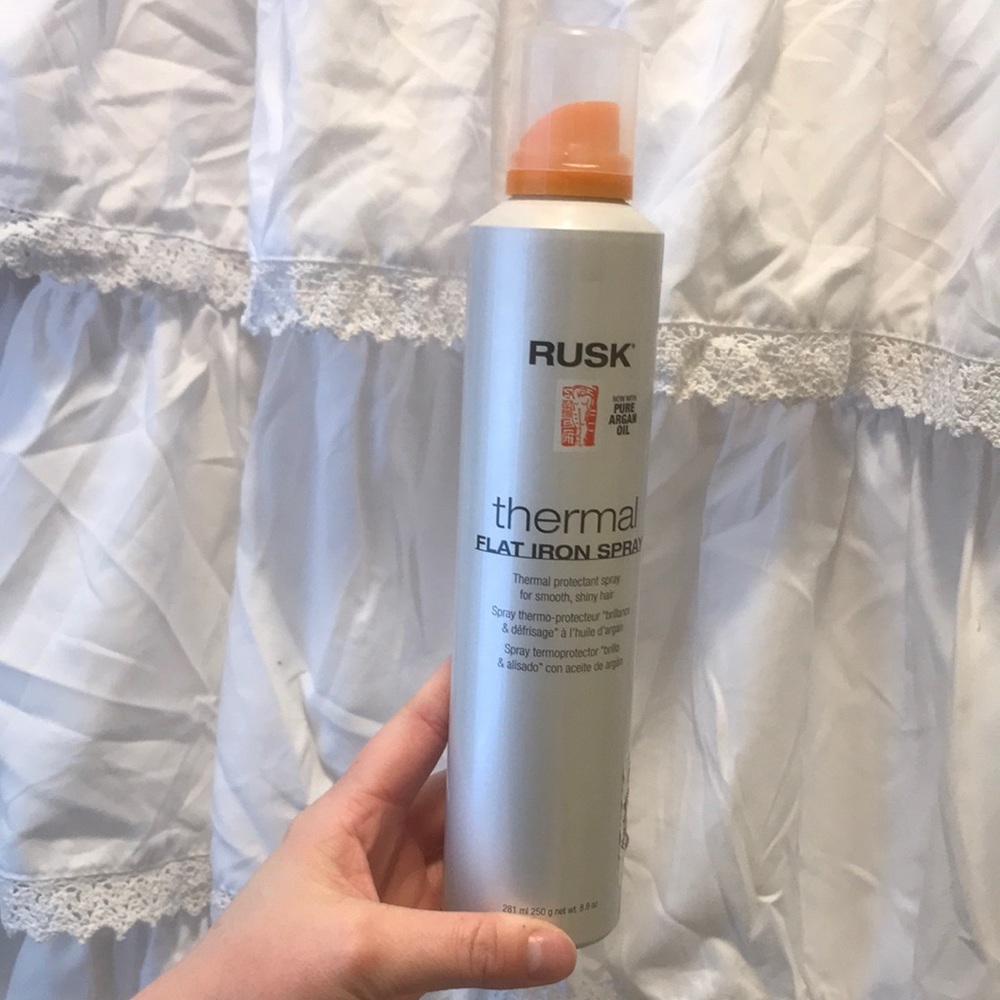 Rusk thermal flat iron spray